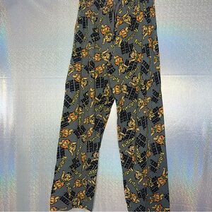 Flinstones pants yabba-dabba-doo grey orange yellow black blue Pj lounge movie
